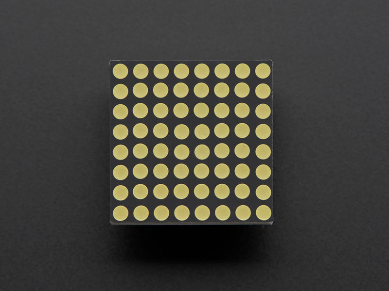 Miniature Ultra-Bright 8x8 White LED Matrix