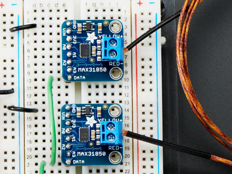 Thermocouple Amplifier with 1-Wire Breakout Board - MAX31850K