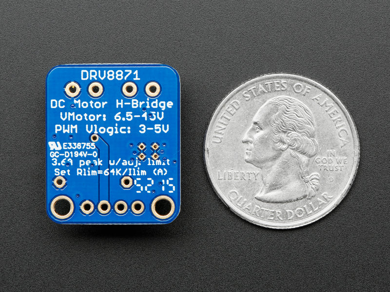 Adafruit DRV8871 DC Motor Driver Breakout Board - 3.6A Max