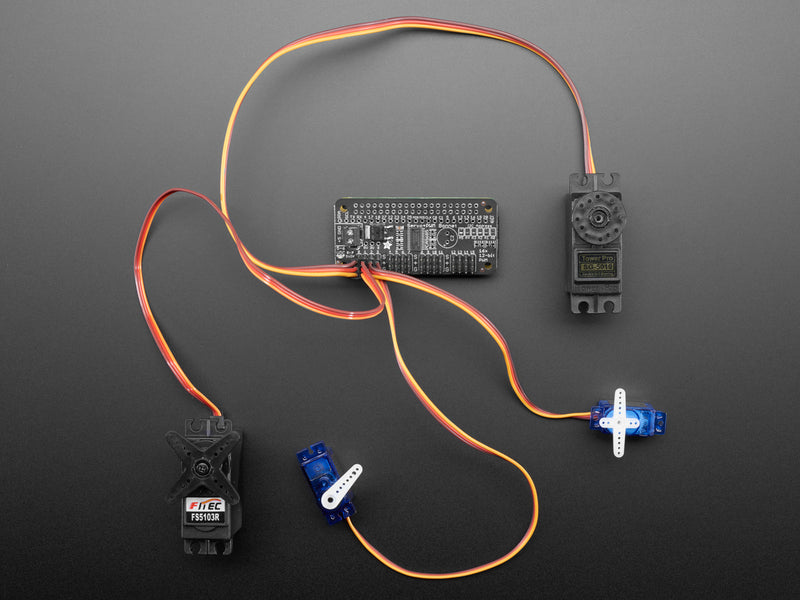 Adafruit 16-Channel PWM / Servo Bonnet for Raspberry Pi