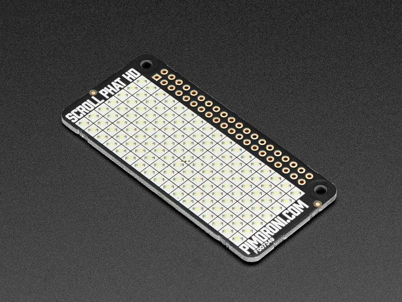 Pimoroni Scroll pHAT HD – LED Matrix for Raspberry Pi Zero