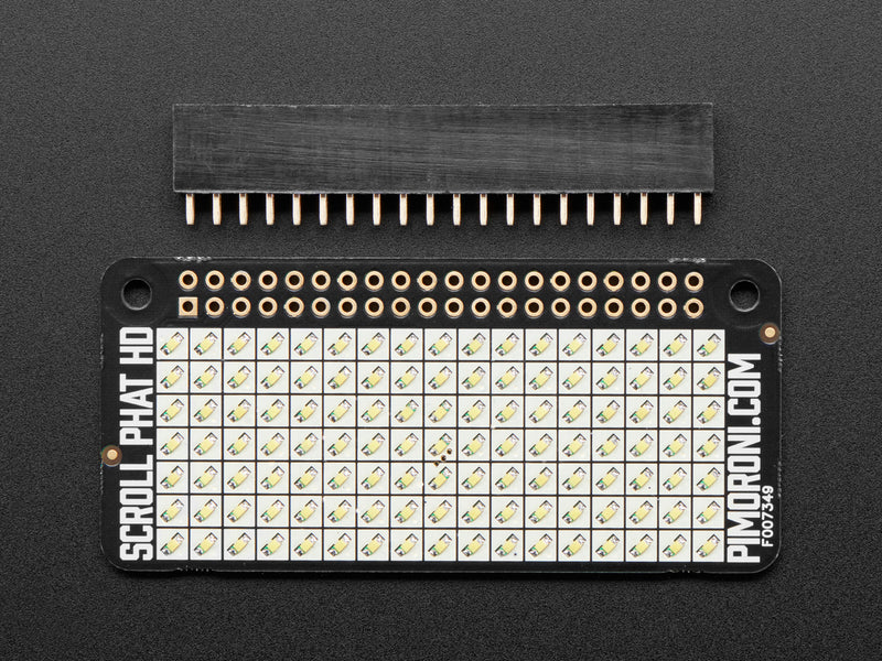 Pimoroni Scroll pHAT HD – LED Matrix for Raspberry Pi Zero