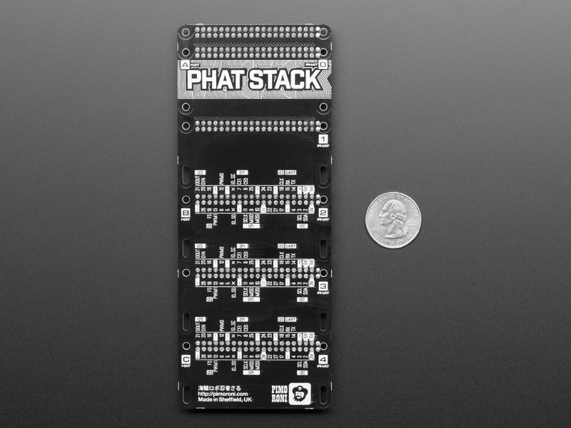 Pimoroni pHAT Stack for Raspberry Pi