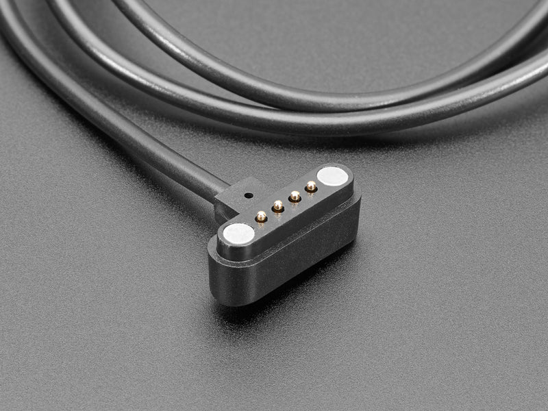 Magnetic USB Charging Cable for 4 Pin 0.1" Magnetic Connector