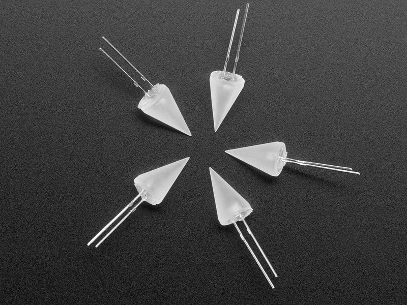 dLUX-dLITE Red Spike Shape LEDs 5 Pack by Unexpected Labs