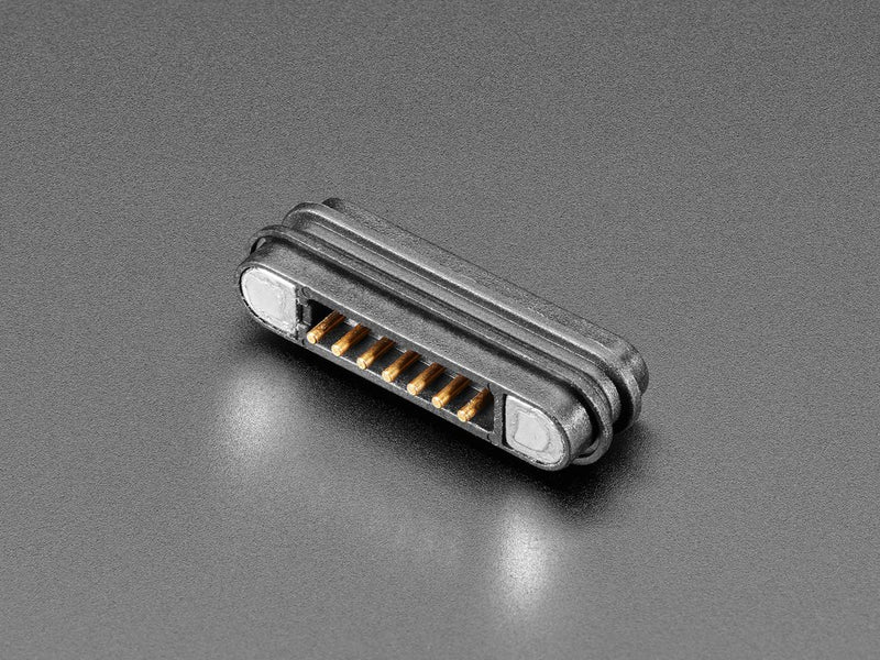 DIY Magnetic Connector - Straight 7 Contact Pins - 2.2mm Pitch