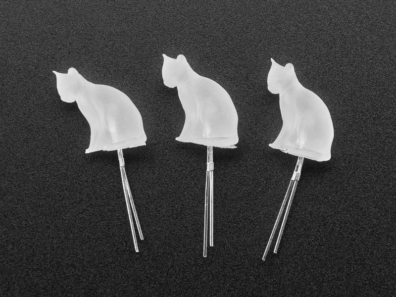 dLUX-dLITE RGB Rainbow Cat Shape LEDs 3 Pack by Unexpected Labs