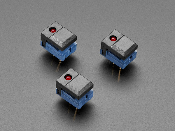 Buy Step Switch with LED - Three Pack of Black with Red LED - PB86