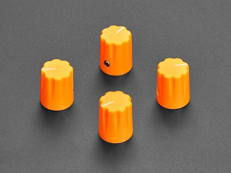 Buy Orange Micro Potentiometer Knob - 4 pack