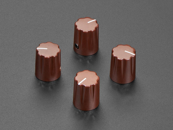 Buy Brown Micro Potentiometer Knob - 4 pack