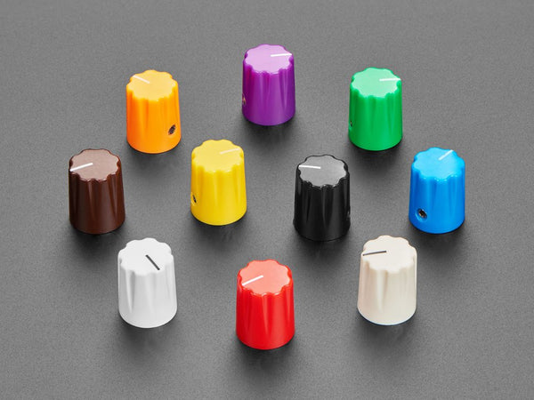 Buy Multi-Color Micro Potentiometer Knob - Rainbow 10 pack