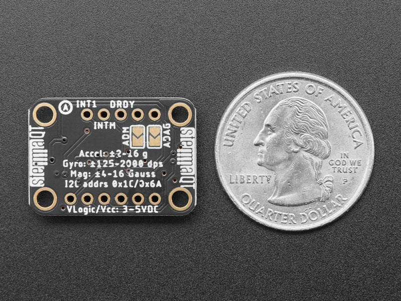 Adafruit LSM6DS3TR-C + LIS3MDL - Precision 9 DoF IMU