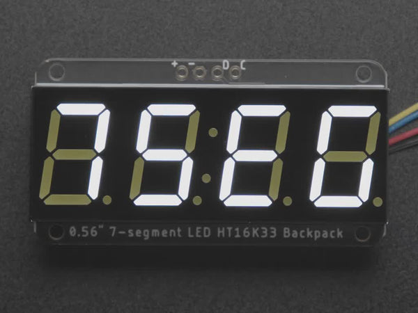 Buy Assembled Adafruit 0.56" 4-Digit 7-Segment Display