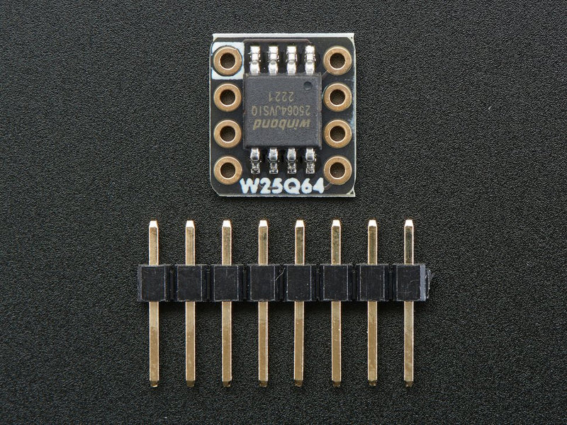 Adafruit QSPI DIP Breakout Board - W25Q64 - 64 MBit 8 MByte