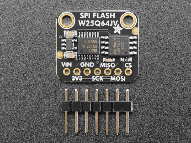 Adafruit SPI FLASH Breakout - W25Q64 - 64 MBit / 8 MByte