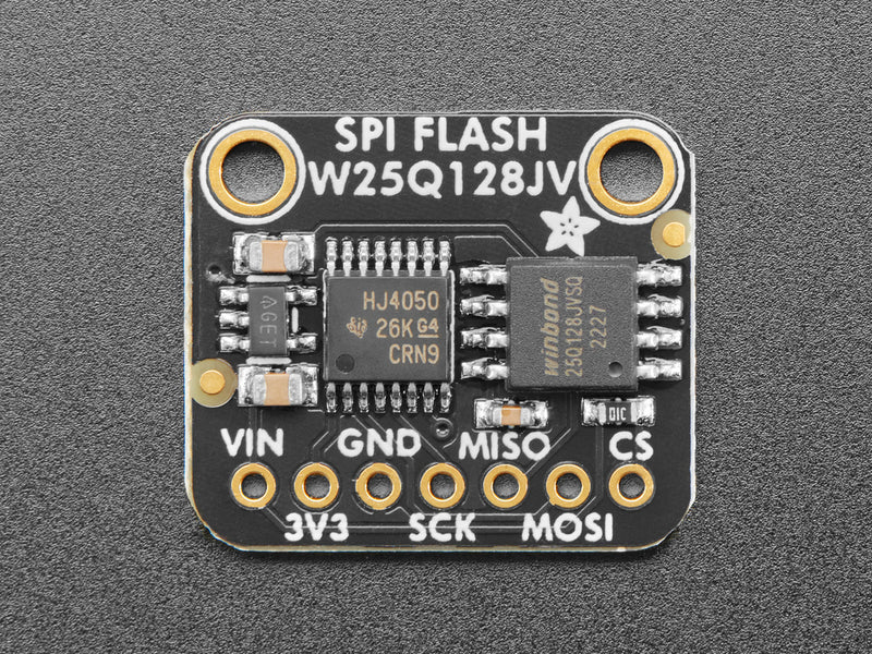 Adafruit SPI FLASH Breakout W25Q128 - 128 MBit / 16 MByte