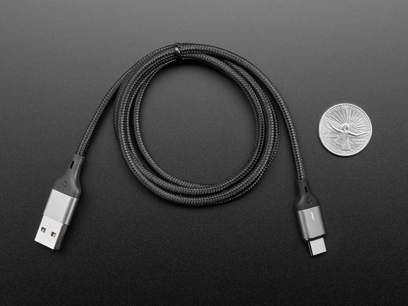 Woven USB A Cable with Magnetic Tips - Micro B, Type C, and iOS