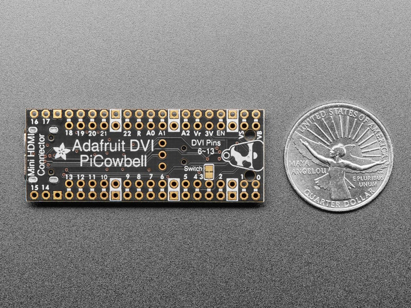 Adafruit PiCowbell DVI Output for Pico - Works with HDMI Display