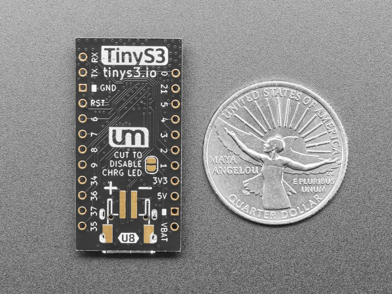 TinyS3 ESP32-S3 with u.FL by Unexpected Maker