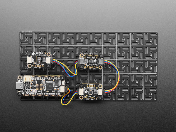 Adafruit Swirly Aluminum Mounting Grid for 0.1" Spaced PCBs