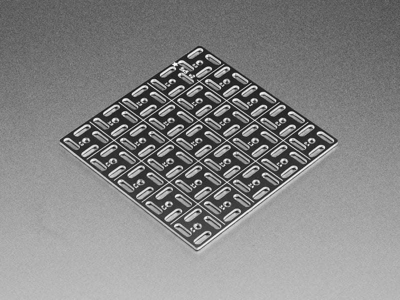 Adafruit Swirly Aluminum Mounting Grid for 0.1" Spaced PCBs - 5 x 5