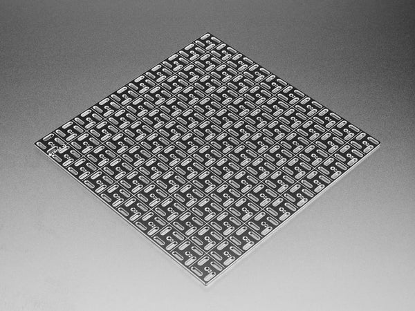 Adafruit Swirly Aluminum Mounting Grid for 0.1" Spaced PCBs - 10 x 10