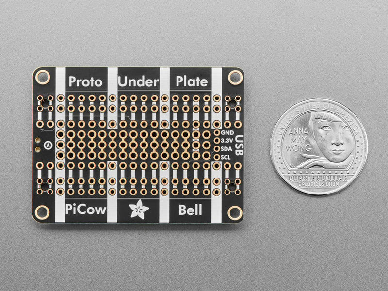 Adafruit Proto Under Plate PiCowBell for Pico