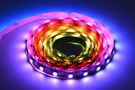 Digital RGB LED Strip 120 LED-Black - Buy - Pakronics®- STEM Educational kit supplier Australia- coding - robotics