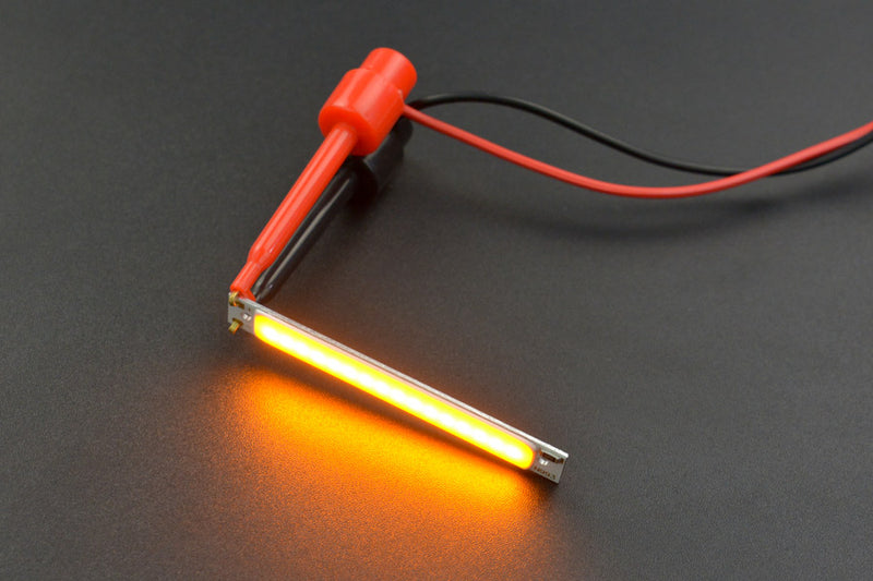 5V COB LED Strip Light - Yellow