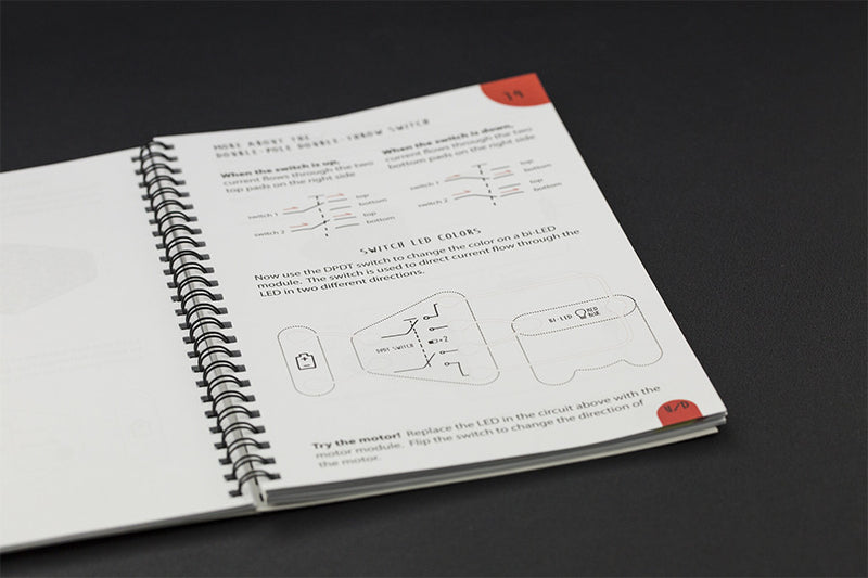 Circuit Scribe Educational Workbook - Buy - Pakronics®- STEM Educational kit supplier Australia- coding - robotics