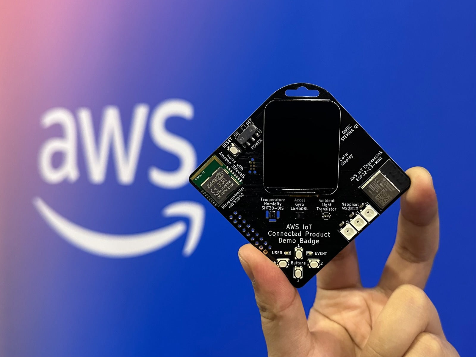 Buy Demo Badge for AWS IoT SS114993206 Seeed Studio